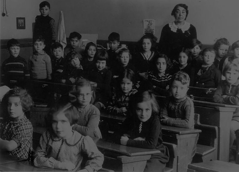 Scholen en verenigingen Joodse schoolklas